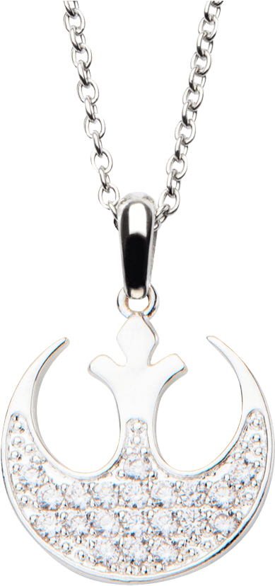 Star Wars Rebel Alliance Silver Plated Pendant (850x850), Png Download