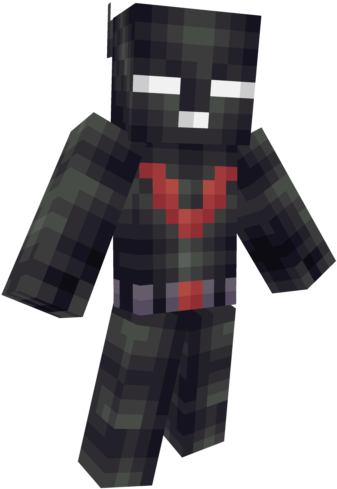 Ftvxigspng - Minecraft Skin Batman Do Futuro (640x640), Png Download