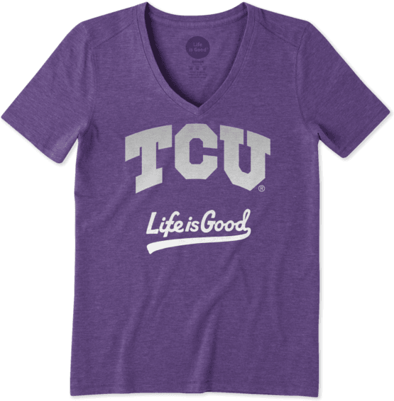 Women's Tcu Horned Frogs Gradient Tailwhip Cool - Notre Dame Womans T Shirts (570x570), Png Download