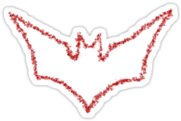Batman Beyond Logo Outline Ray Van Halen Â€º Portfolio - Van Halen (375x360), Png Download
