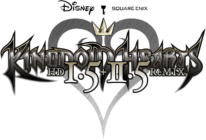 Kingdom Hearts Hd - Kingdom Hearts Hd 1.5 2.5 Remix Logo (718x502), Png Download