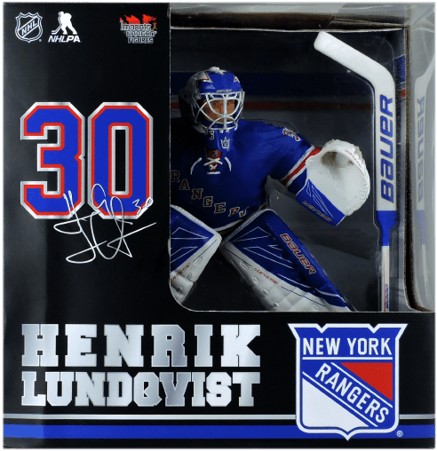 10″ Henrik Lundqvist Dragon Import Figure - New York Rangers (960x560), Png Download