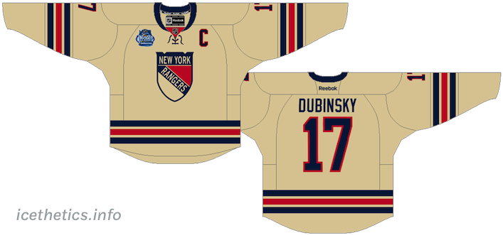 Rumored Winter Classic 2012 Jersey, New York Rangers (720x340), Png Download