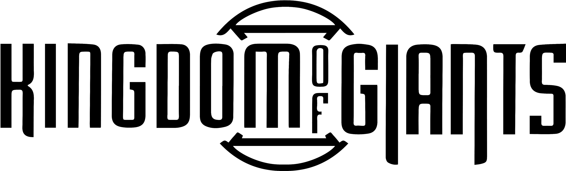 Kingdom Of Giants Logo Ideas - Typeface (2524x765), Png Download