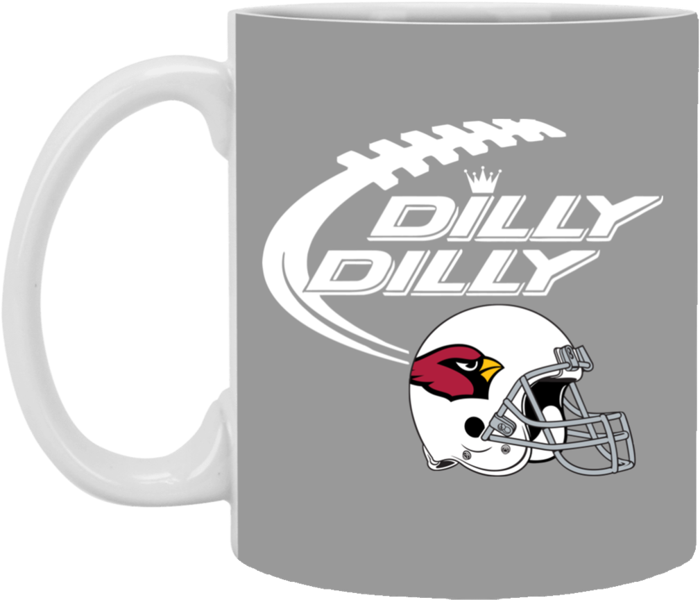 Ari Arizona Cardinals Dilly Dilly Bud Light Mug Cup - Nfl Arizona Cardinals Serving Tray (1024x1024), Png Download