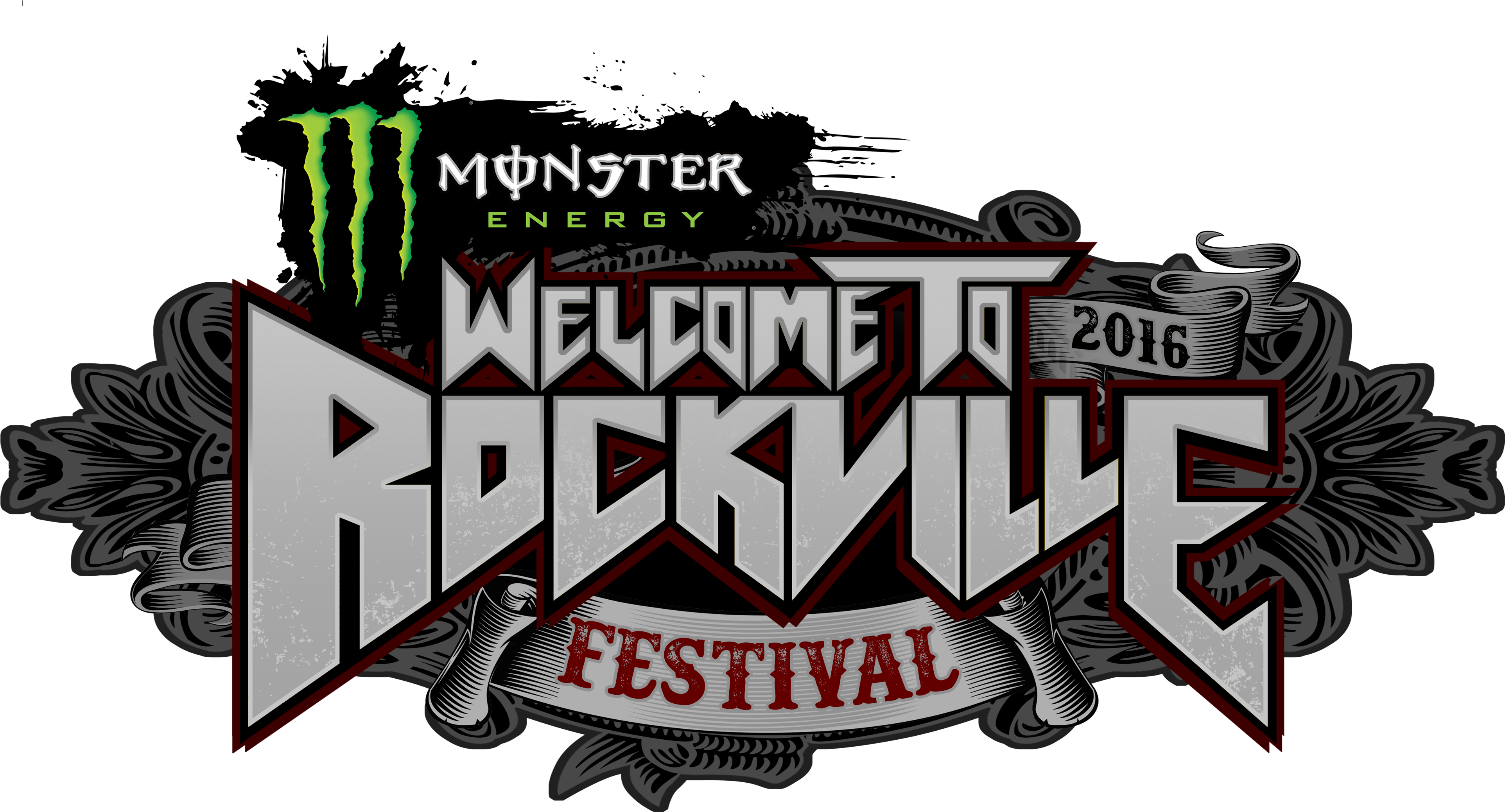 Monster Energy Welcome To Rockville - Monster Energy 2017 Festivals (3900x2152), Png Download