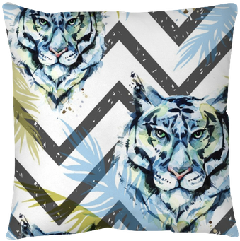 Watercolor Exotic Seamless Pattern - Watercolor Painting (400x400), Png Download