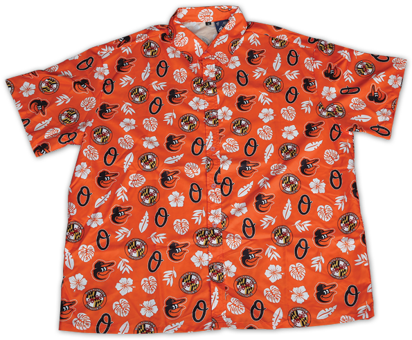 First 35,000 Fans 15 & Over - Orioles Hawaiian Shirt 2018 (600x600), Png Download