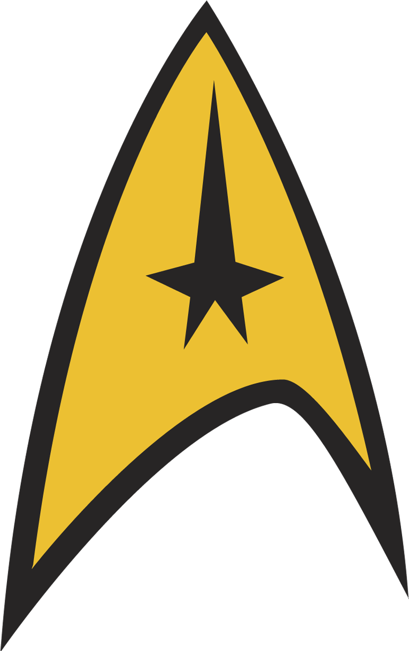 Star Trek Logo - Star Trek Badge Logo (1500x1378), Png Download