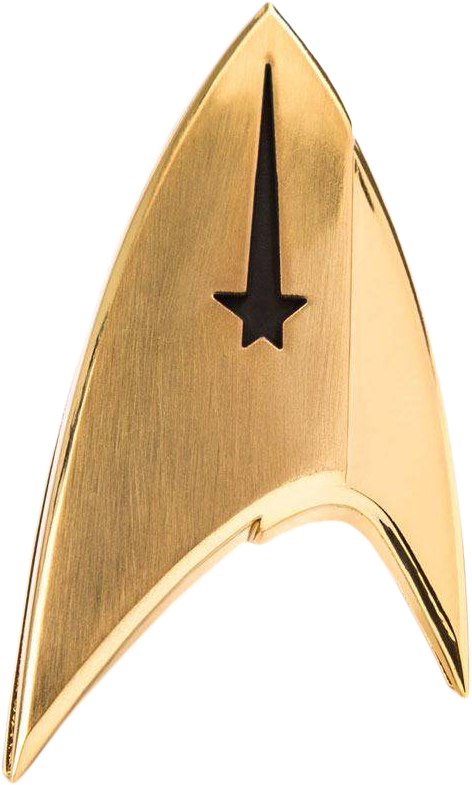 Star Trek Badge Png - Star Trek: Discovery Magnetic Insignia Badge, Command (472x785), Png Download