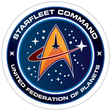 Starfleet Logo By Jambel - Star Trek Starfleet Logo (375x360), Png Download
