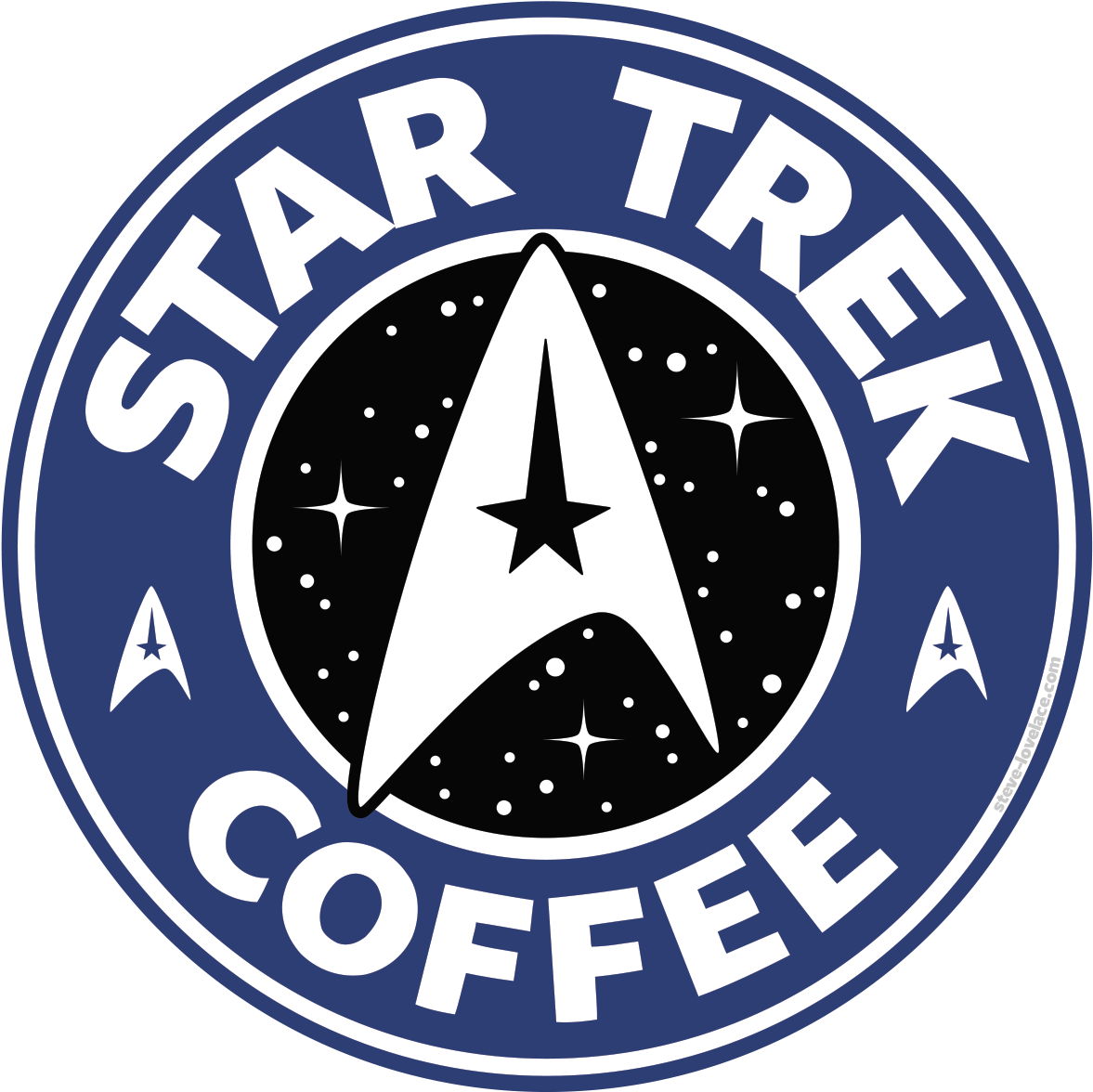 Star Trek Bucks Coffee - Starbucks Logo (1500x1200), Png Download