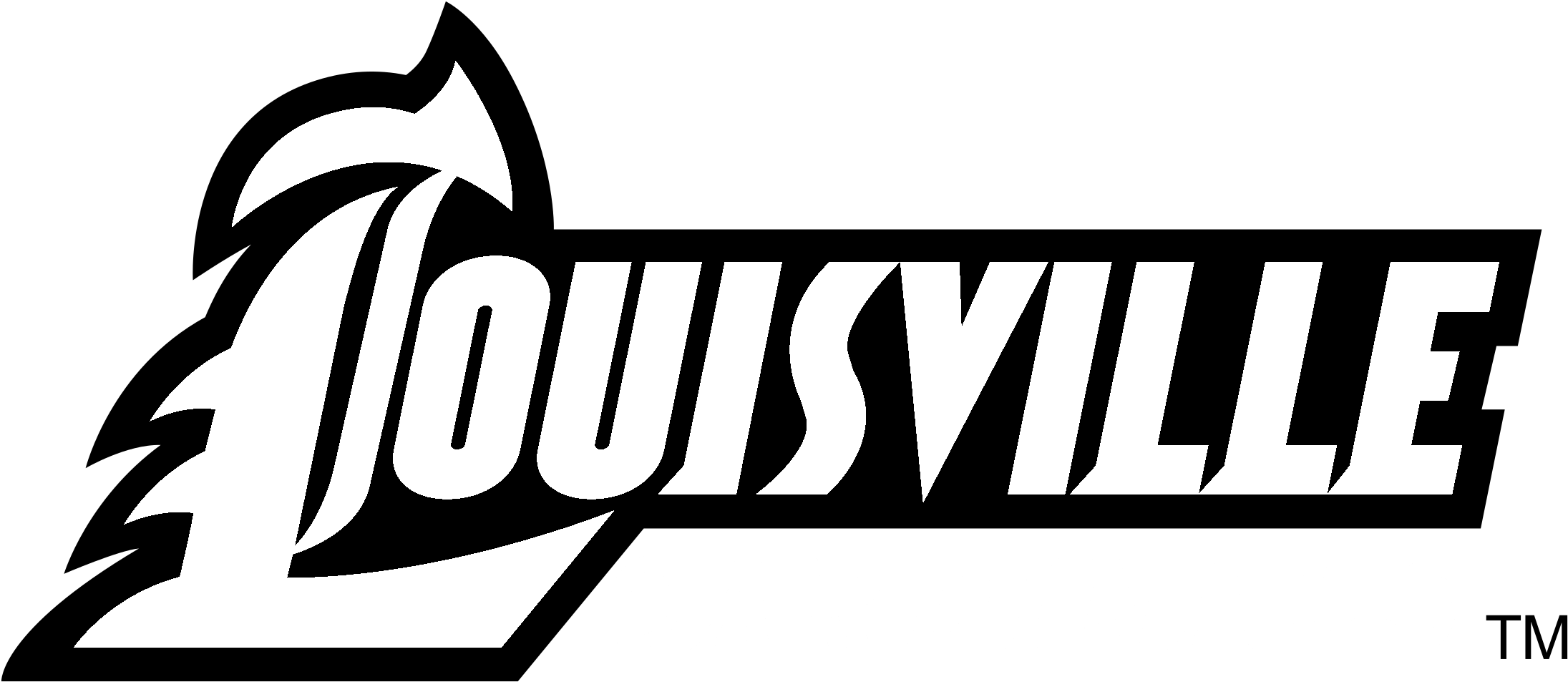 Louisville Cardinals Logo Black And White - Louisville Cardinals Logo Png (2400x2400), Png Download