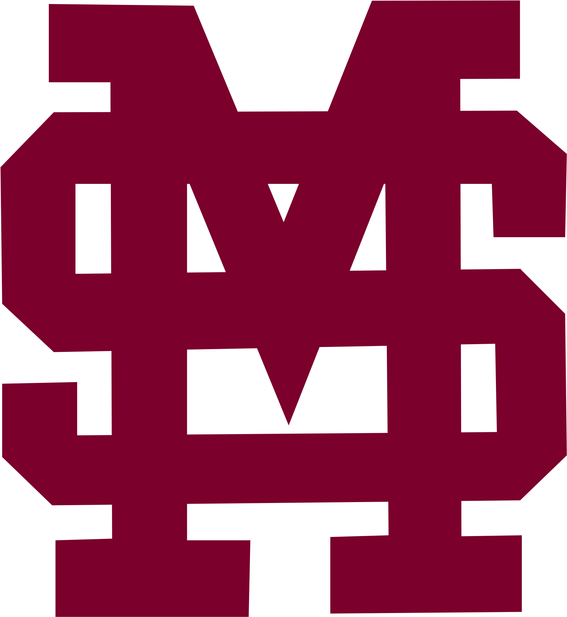 Mississippi State Bulldogs Logo Png Transparent - Mississippi State University Symbols (2400x2400), Png Download