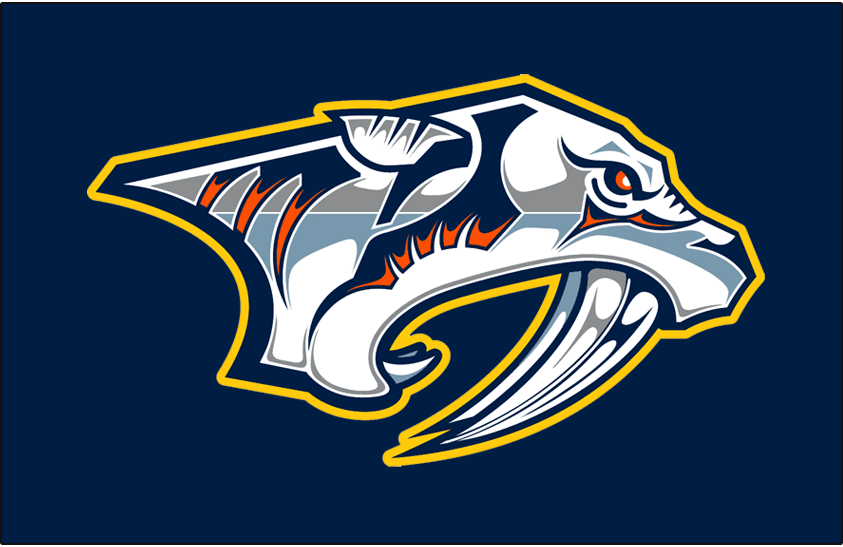 Nashville Predators Logo (843x547), Png Download