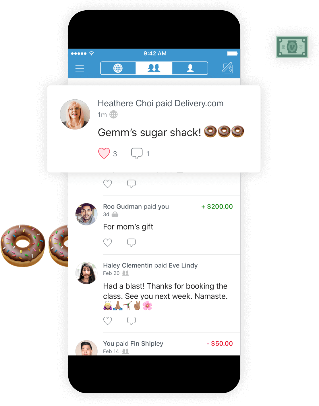 Venmo Social@2x - Venmo (1200x1527), Png Download