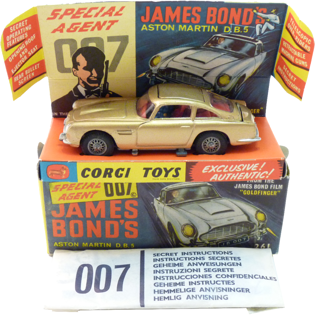 Corgy James Bond (1020x1023), Png Download