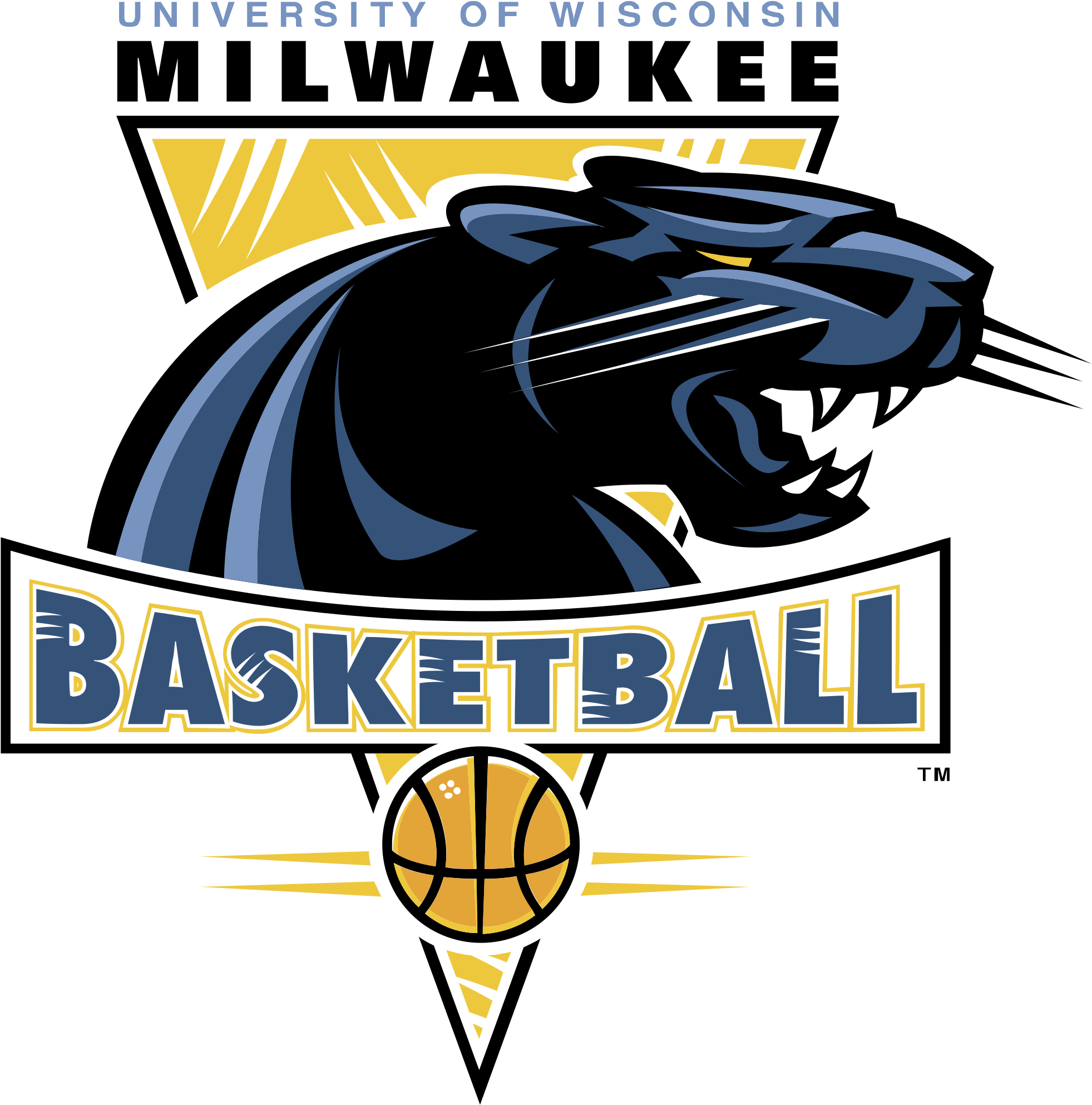Milwaukee Panthers Logo Png Transparent - Milwaukee Panthers Basketball (2400x2400), Png Download
