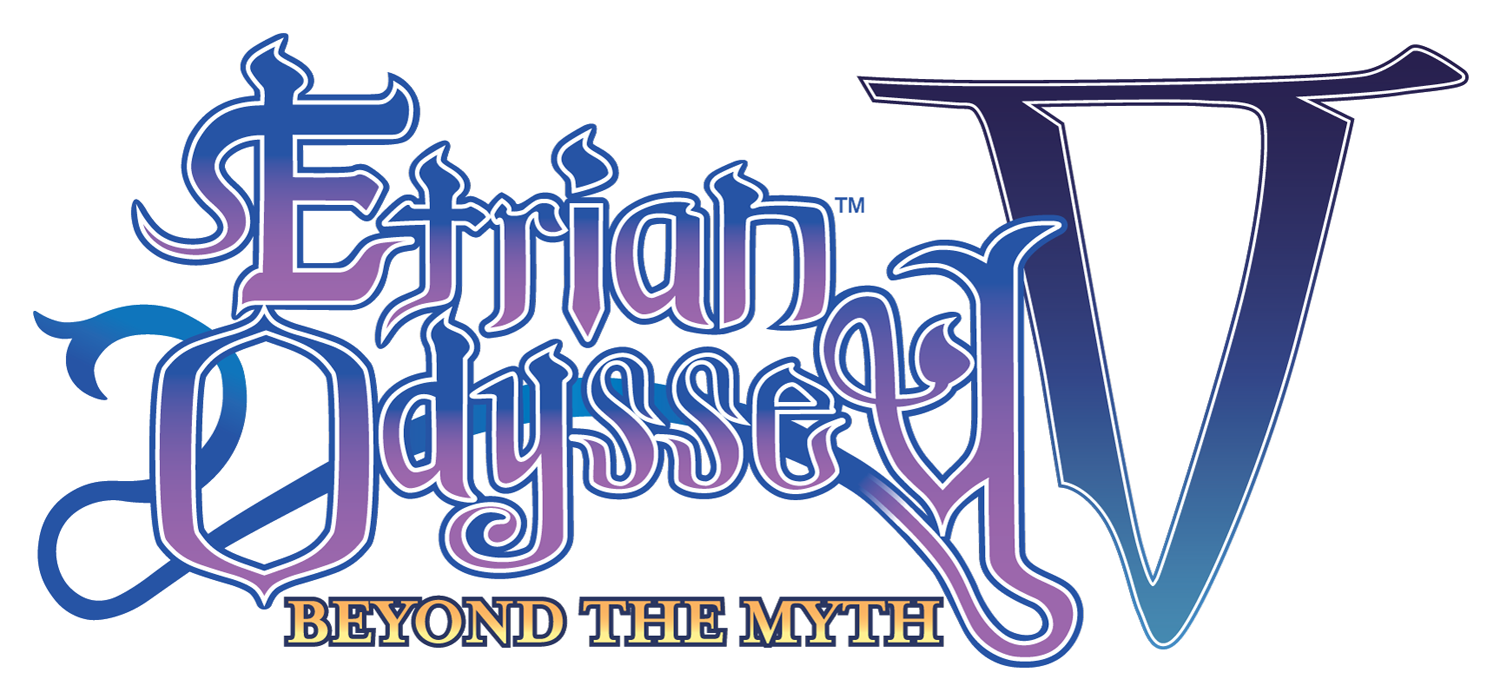 Atlus Titles - Etrian Odyssey V Logo (1500x699), Png Download
