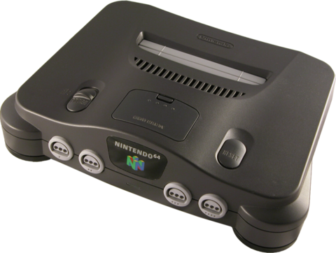 Nintendo 64 Video Game Console - Nintendo 64 (480x362), Png Download