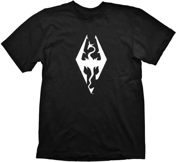 Skyrim T-shirt Dragon Symbol - Bioshock Plasmid T Shirt (600x600), Png Download