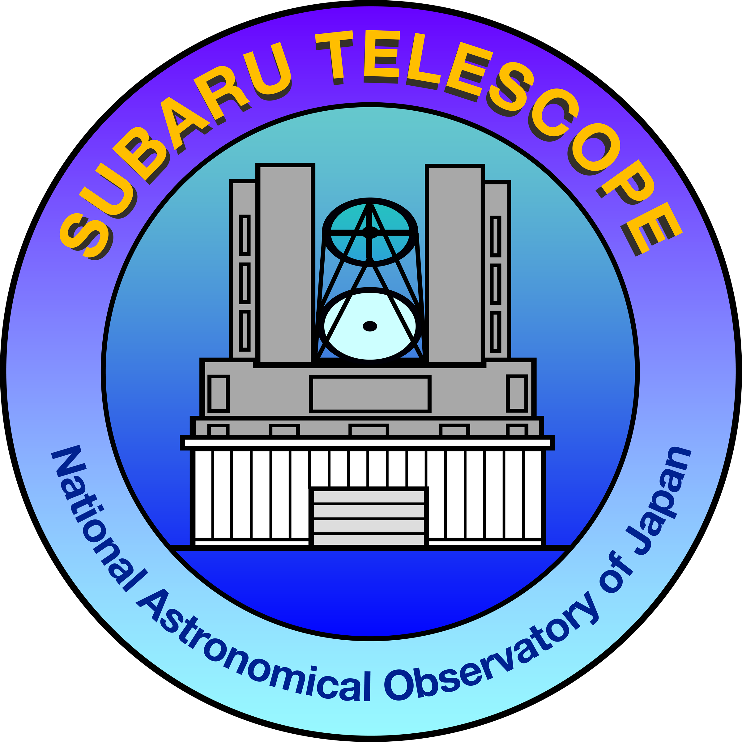 Subaru Telescope Official Logo - Subaru Telescope Hilo Base Facility (2400x2400), Png Download