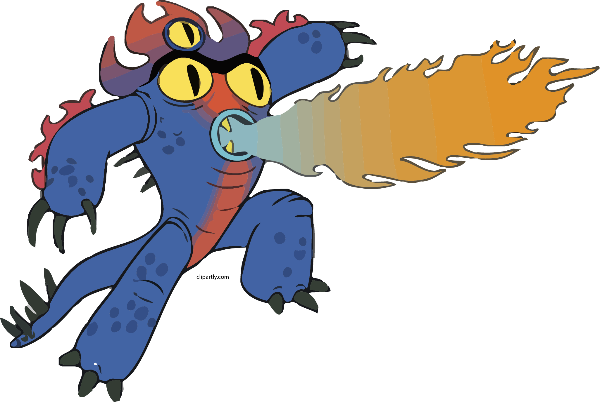 Bighero Fred Fire Png Clipart - Big Hero 6 Character Clipart (2052x1377), Png Download