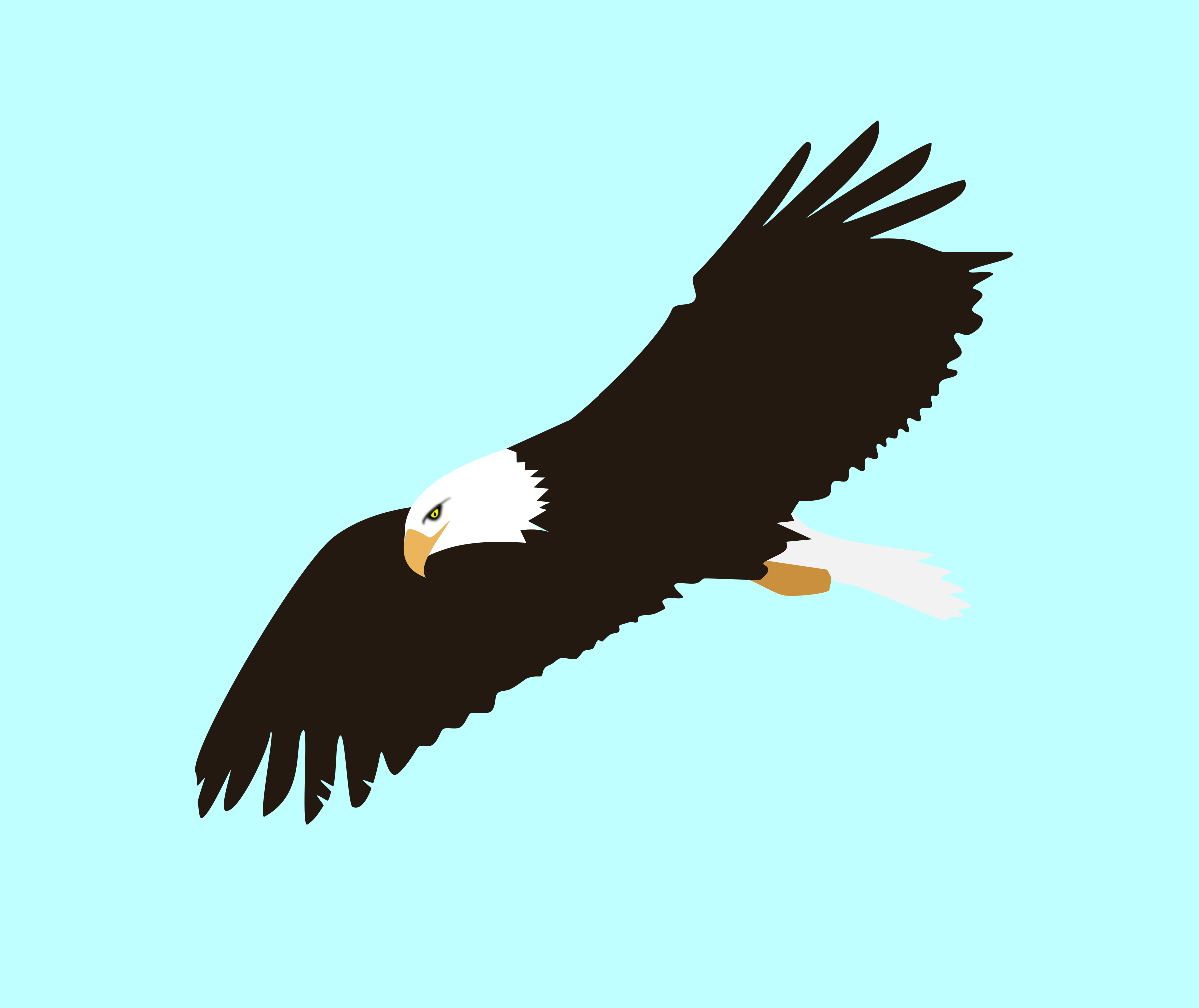 Soaring Eagle Clipart Png (600x504), Png Download