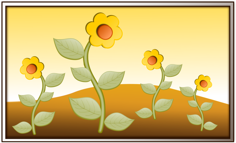 Download Garden Clip Art Clipart Flower Garden Clip - Garden Clip Art (900x544), Png Download