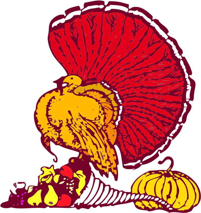 Turkey Clipart Png For Web (564x598), Png Download
