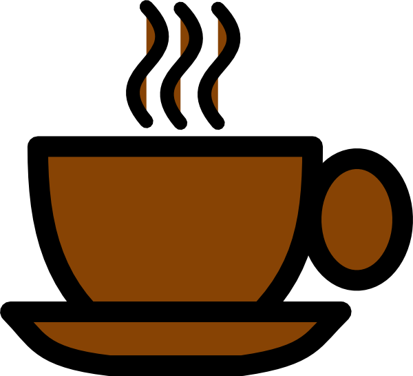 Cup Clipart Brown Coffee - Brown Coffee Cup Clip Art (600x545), Png Download