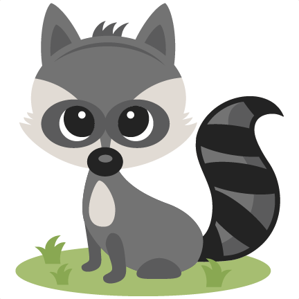 Boy Raccoon Svg Scrapbook Cut File Cute Clipart Files - Miss Kate Cuttables Raccoon (432x432), Png Download