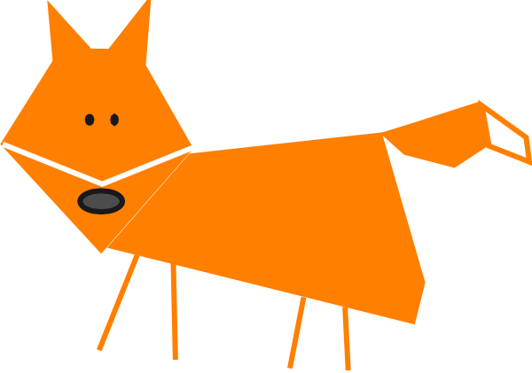 Cute Fox Svg Clip Arts 600 X 421 Px (600x421), Png Download