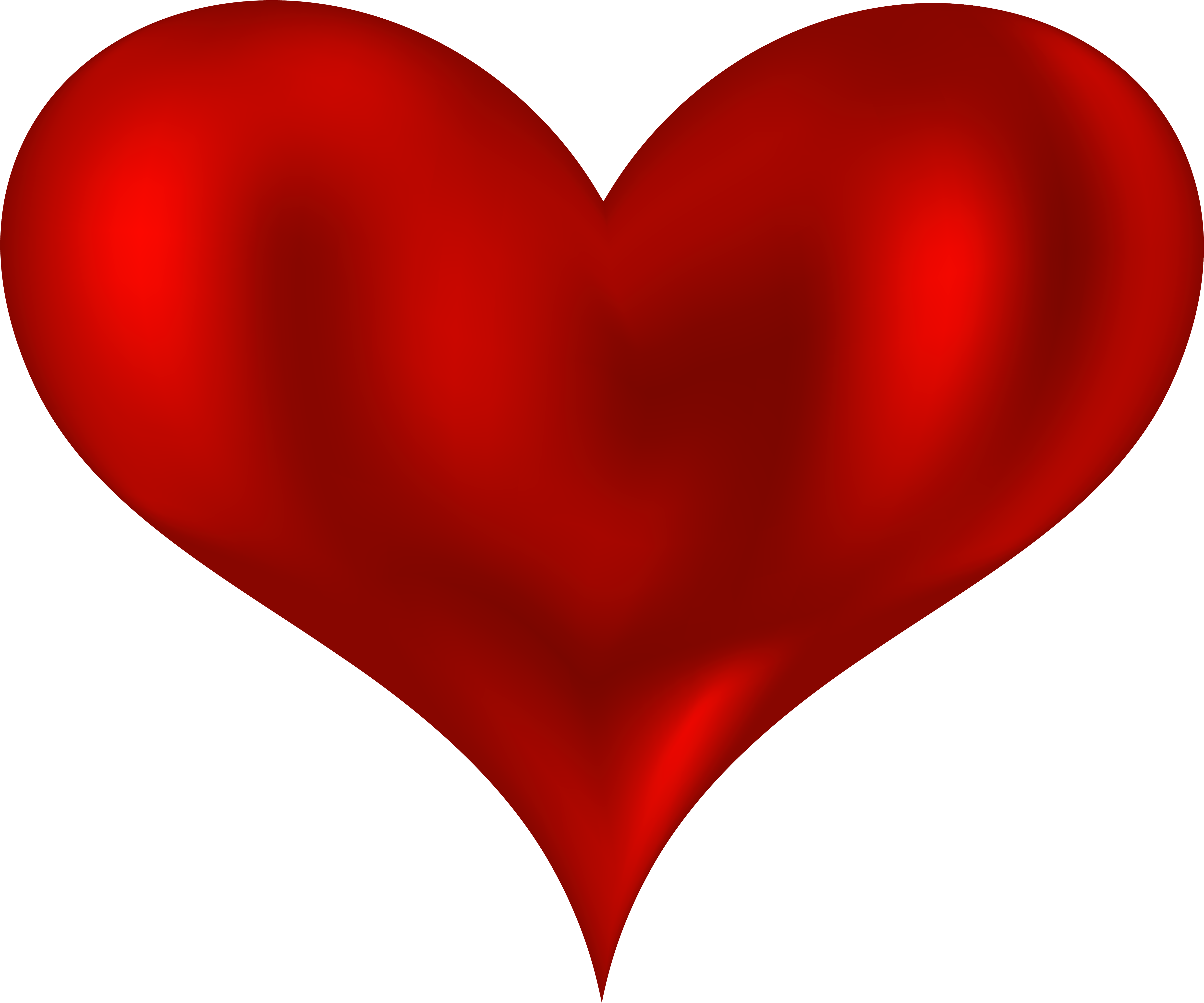 Download Free Printable Clipart And Coloring Pages - Beautiful Heart (5000x4165), Png Download