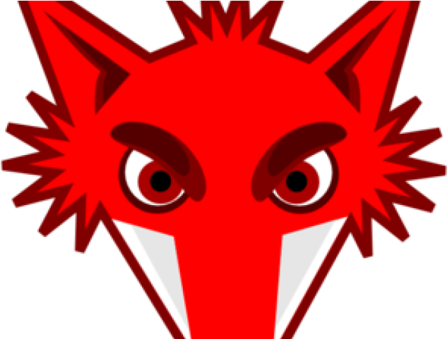 Red Fox Clipart - Cartoon Fox Head (640x480), Png Download