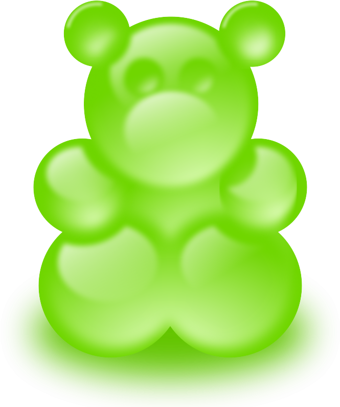 Gummy Bear Clip Art - Gummy Clipart (676x800), Png Download