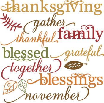 Thanksgiving Clipart Church - Thanksgiving Clip Art (350x347), Png Download