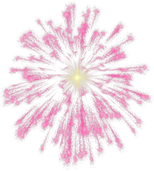 Pinterest Clip Art - Clip Art Fireworks Blue And Pink (588x656), Png Download