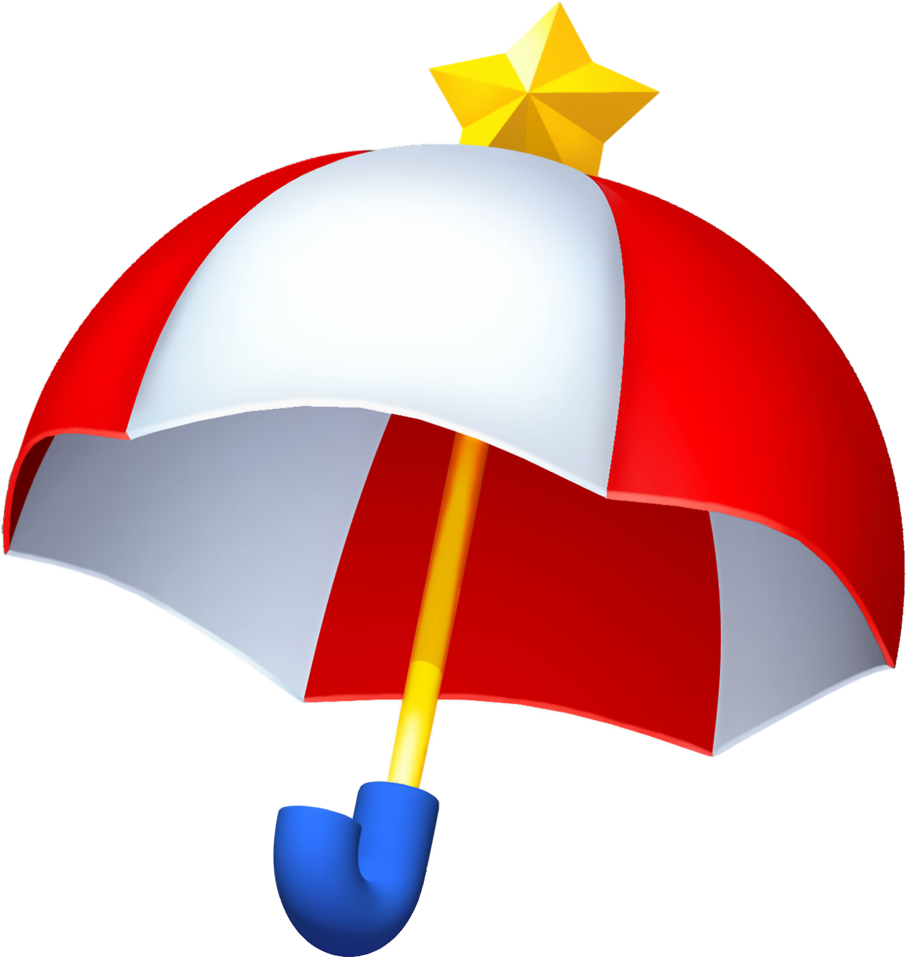 Clipart Umbrella Striped Umbrella - Kirby Parasol (1550x1543), Png Download