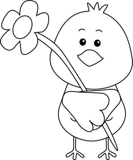 Cute Tiger Clipart Black And White Clipart Panda Free - Birds Clip Art Black And White (456x550), Png Download