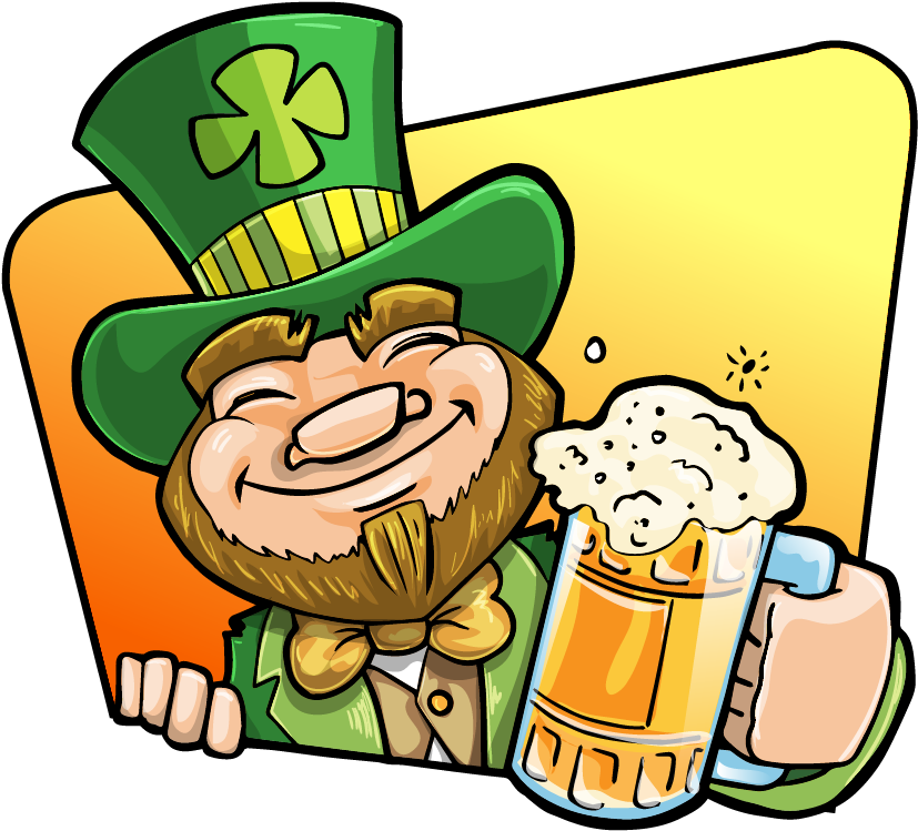 St Patrick's Day Clip Art Beer (949x852), Png Download