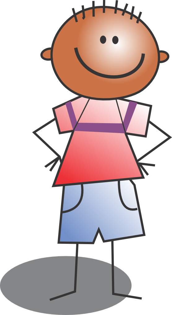 Child Support Florida - Child Standing Clipart (555x1013), Png Download