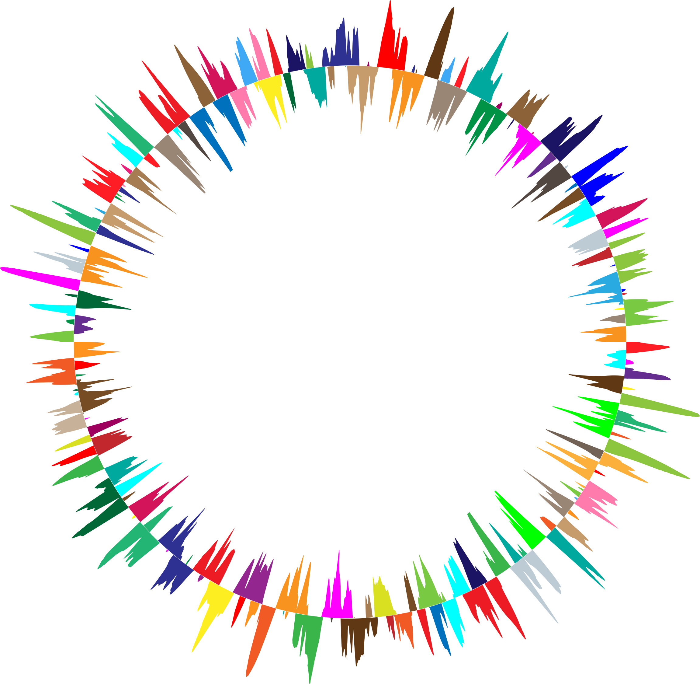 Clipart - Audio Wave Circle Png (2302x2248), Png Download