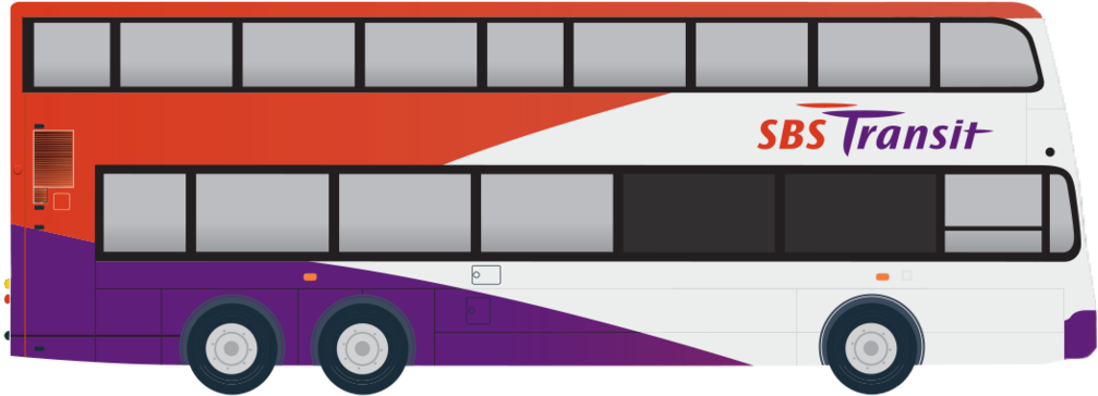 Svg Royalty Free Transit Clipart Clipground Cartoon - Sbs Transit (1024x443), Png Download