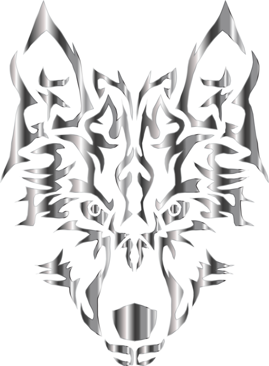 Gray Wolf Black Wolf Computer Icons Pack Free Commercial - Wolf Logo No Background (551x750), Png Download