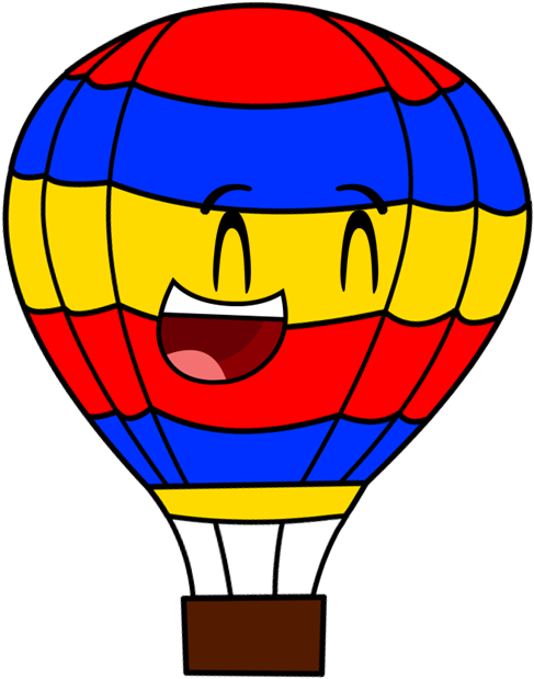 Clip Free Download Balloon Battle For Trillion Dollars - Bfdi Hot Air Balloon (593x704), Png Download