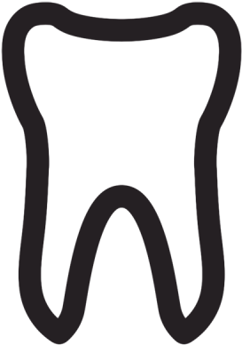 Tooth Outline Free Clipart - Clip Art (400x400), Png Download