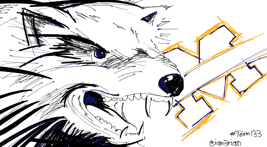 Michigan Football Drawing - Michigan Wolverines Football Drawing (880x484), Png Download