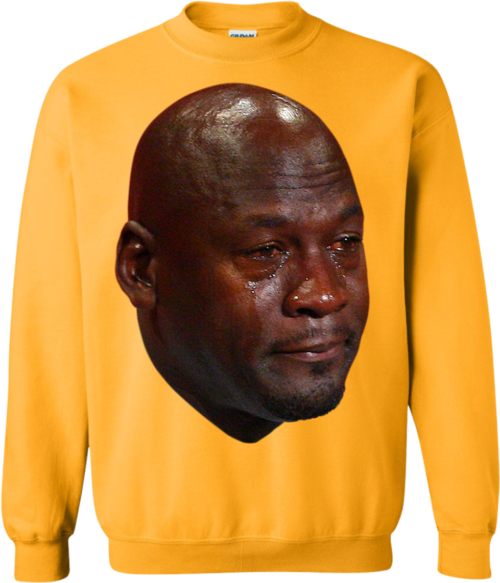 Crying Jordan Sweatshirt - Backwoods Black Lives Matter (1155x1155), Png Download