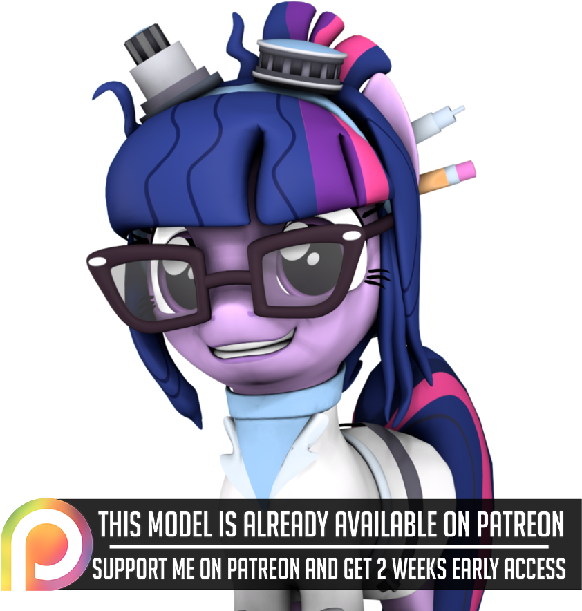 Dazzion, Cute, Glasses, Mad Scientist, Mad Twience, - Filename (894x894), Png Download